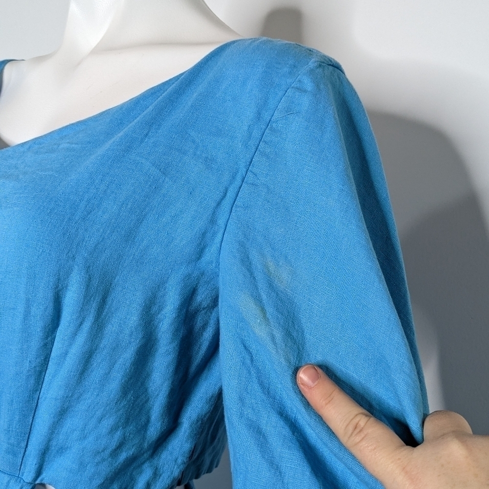 Nicholas blue cutout dress 10 - Picture 6 of 13
